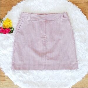 Ann Taylor Loft Seersucker Mini Skirt